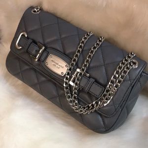MK “HAMILTON QUILTED FLAP SHOULDER” BAG